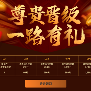 AG亚游晋级礼金限时送｜尊龙凯时星级洗码福利，最高可领¥6,140元！